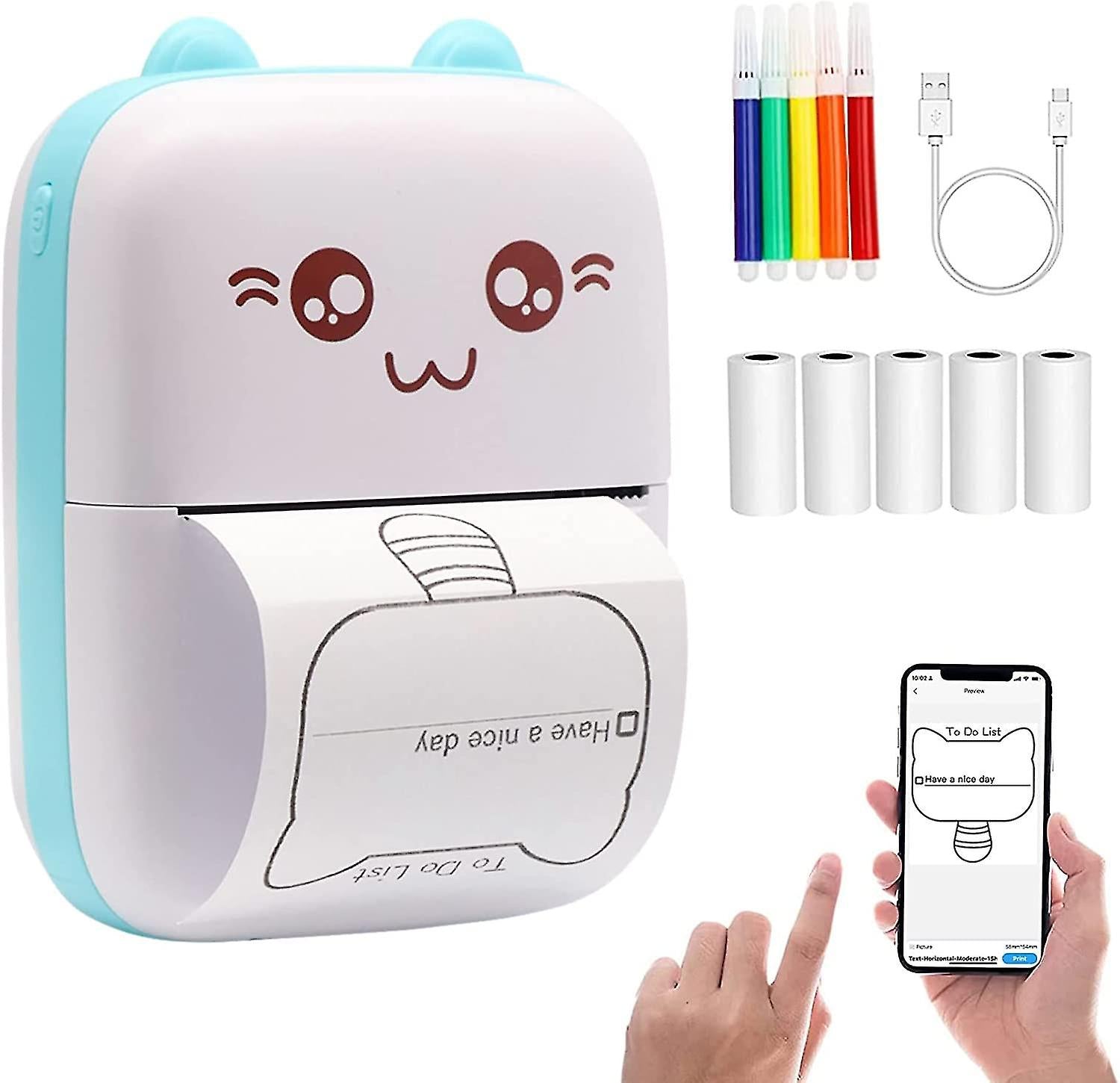 MINI IMPRIMANTE THERMIQUE - IDÉALE POUR LES ENFANTS