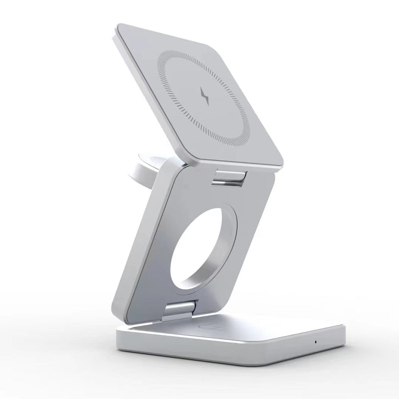 Magnetic Foldable Wireless Charger 3 In 1 Folding