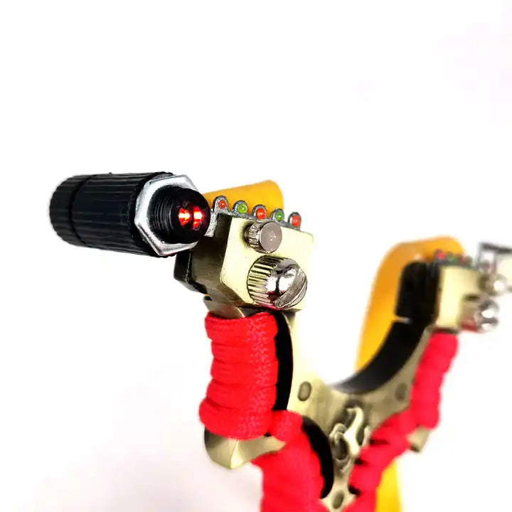 Gummiband-Jagdschleuder für den Außenbereich mit Laserzielfunktion