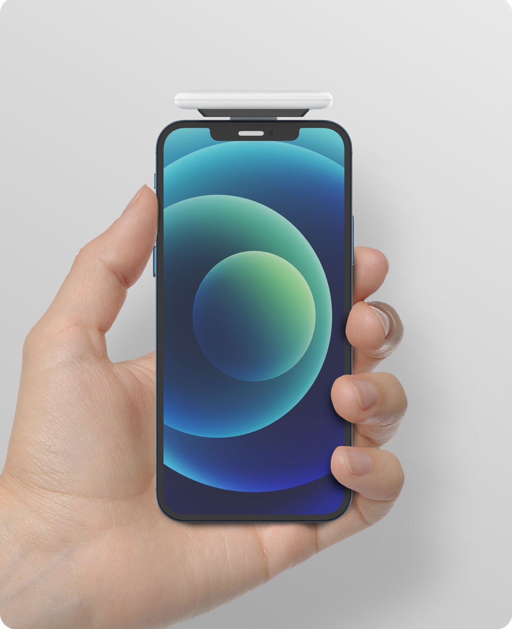 MagLight - Hängelampe mit Augenschutz für das iPhone-Display