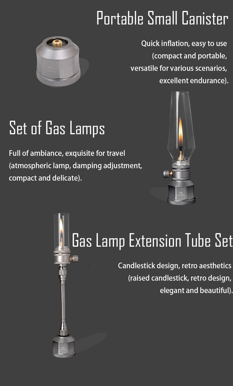 Lampe à bougie extérieure portative