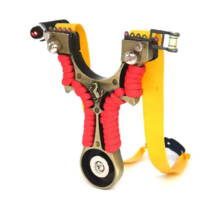 Fronde de chasse en plein air avec élastique avec visée laser