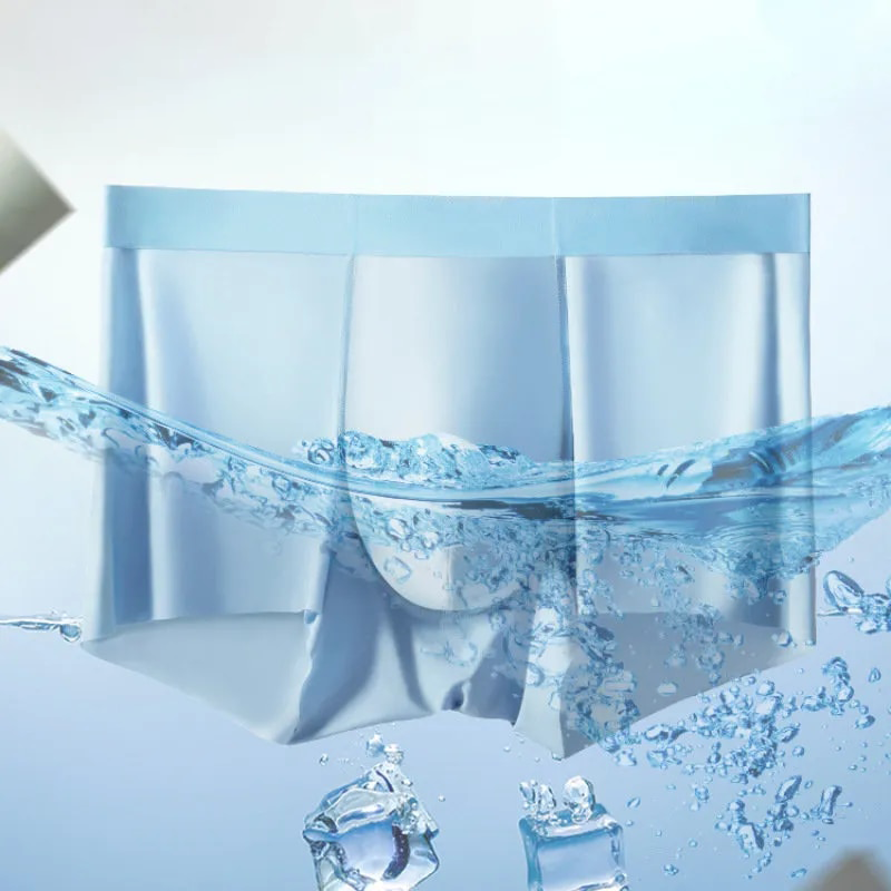 UltraSoft Ice Silk Underwear for Men 4-Pack With Gift Box