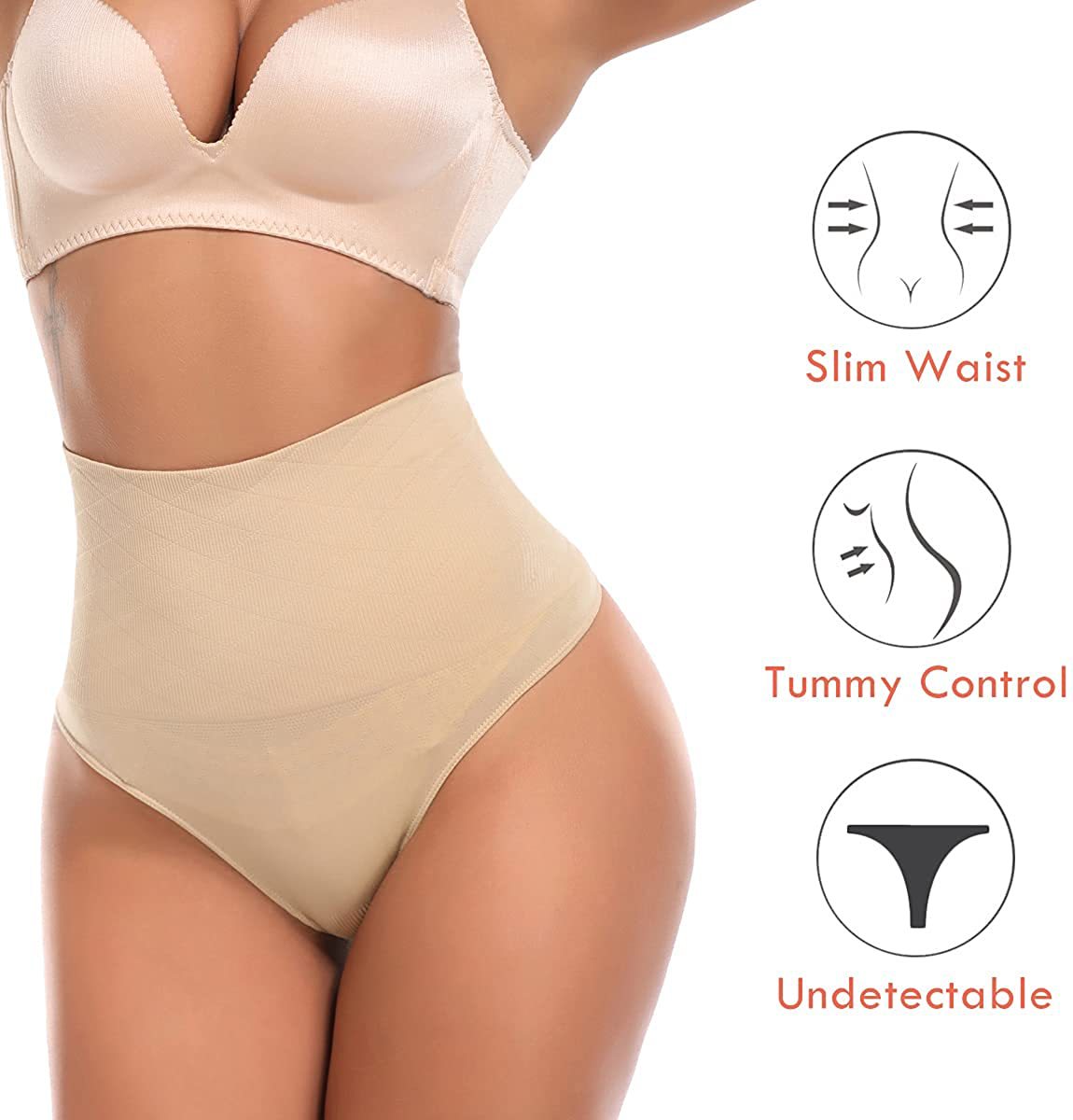 LiftCurve - Ultimate Sculpt & Lift Mid-Waist Shaping Thong - Latest 2023 Edition