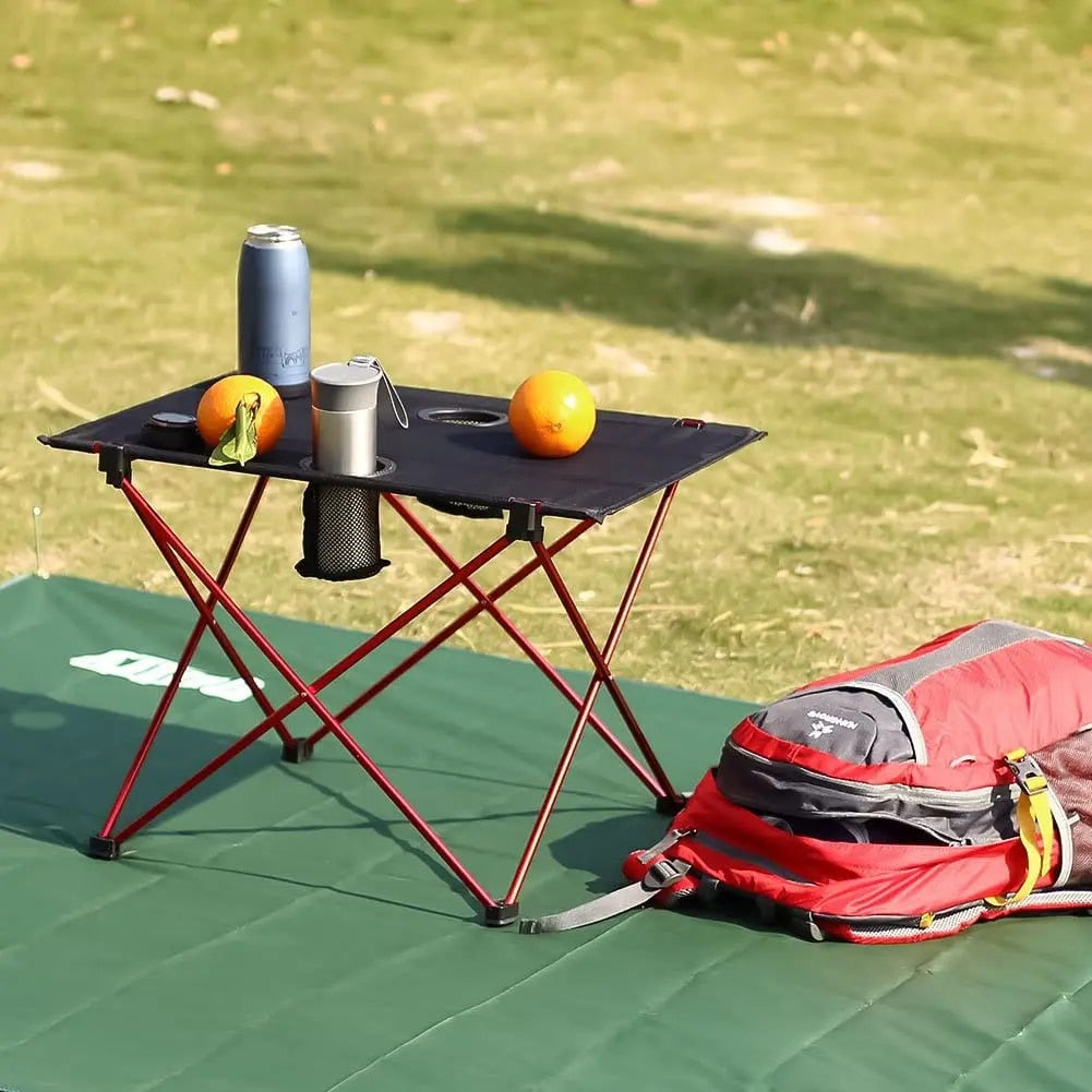 Table pliante extérieure en alliage d'aluminium pour le camping ou le barbecue 
