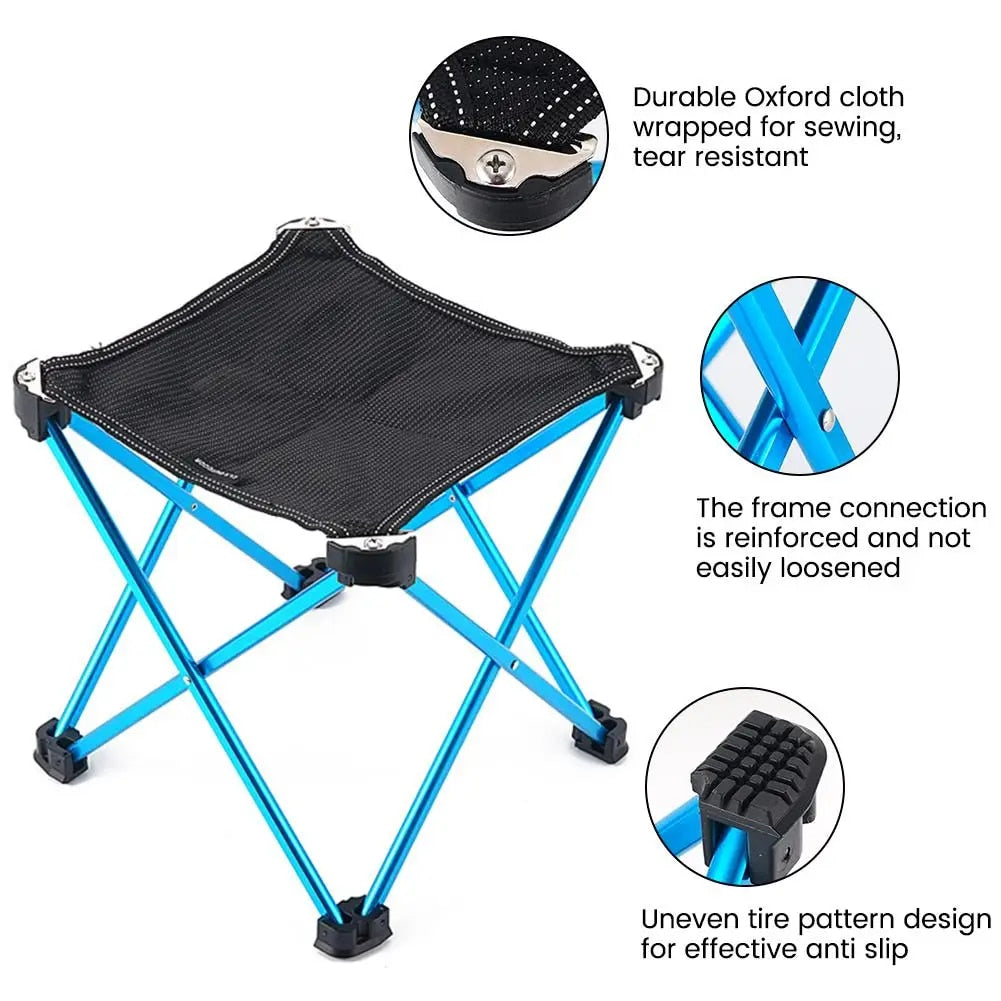Tabouret pliable extérieur ultra-léger