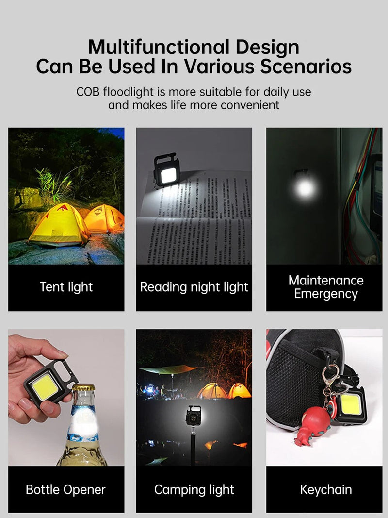 Schlüsselanhänger Tragbare LED-Taschenlampe 