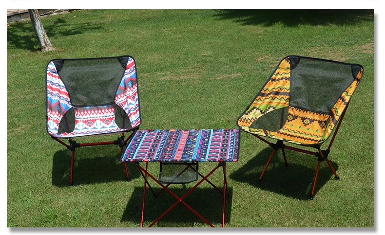 Chaise pliante extérieure en alliage d'aluminium 
