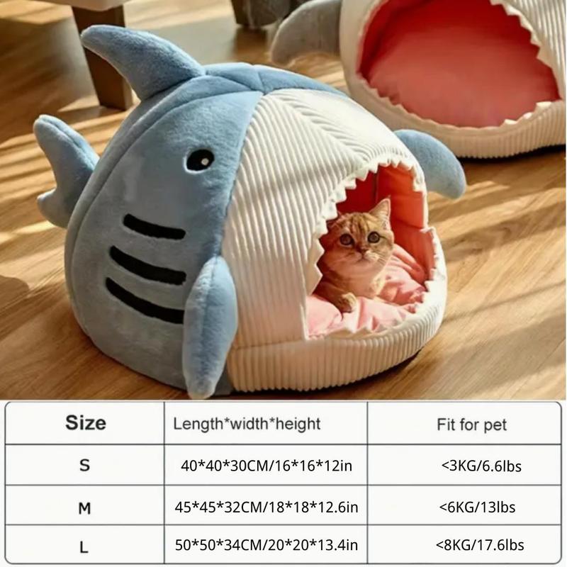 Shark Design Soft Cat Bed