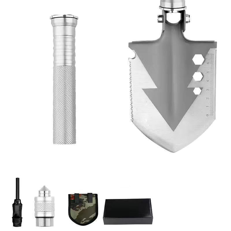 ULTIMATIVES OUTDOOR-AUSRÜSTUNGSSET – 10-IN-1-TAKTISCHE SCHAUFEL