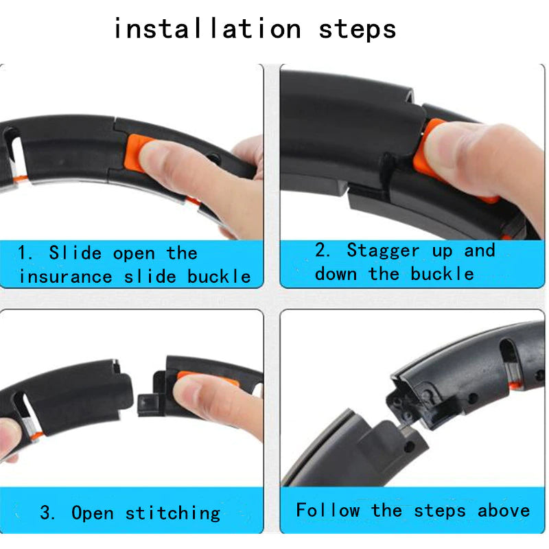 Smart Hula Hoop Vibrato mit dem gleichen Netz roten Bauch Männer und Frauen wird nicht fallen die schöne Taille abnehmbare feste faul Hula Hoop