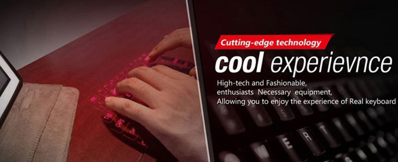 Laser Keyboard, Virtual Wireless Bluetooth Portable Projection Keyboard for Smart Phone PC Tablet Laptop