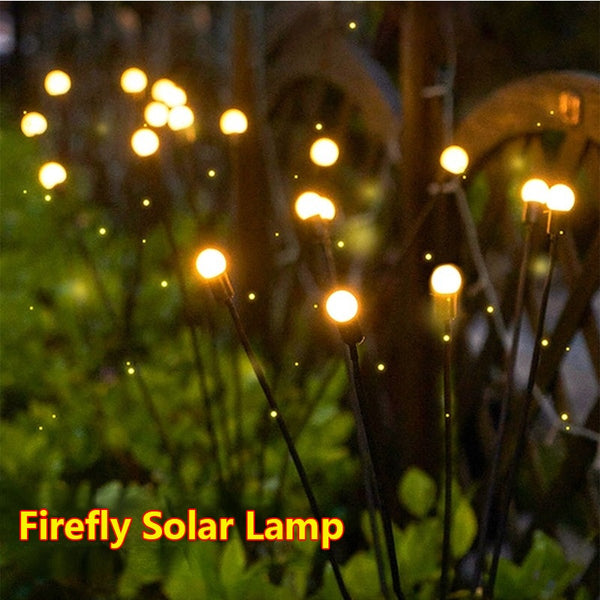 Solar-LED-Licht Outdoor Garten Dekoration Landschaft Lichter Feuerwerk Firefly Garten Lichter Rasen Garten Decor Solar Licht