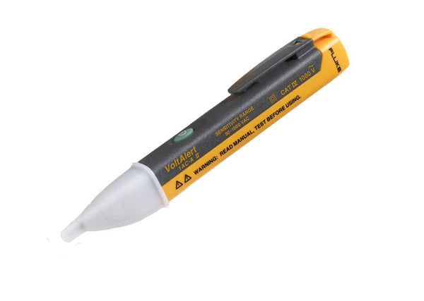 Berührungsloser Stromdetektor-Teststift, Doppelknopf-LED-Licht, Wechselstrom-Spannungstester, Volt-Alarm, ohne Batterie 