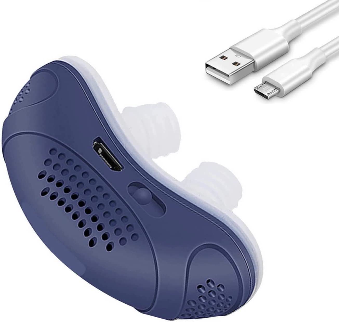 Electric Silicone Snore Stopper Electric USB Charging Anti Snoring Device