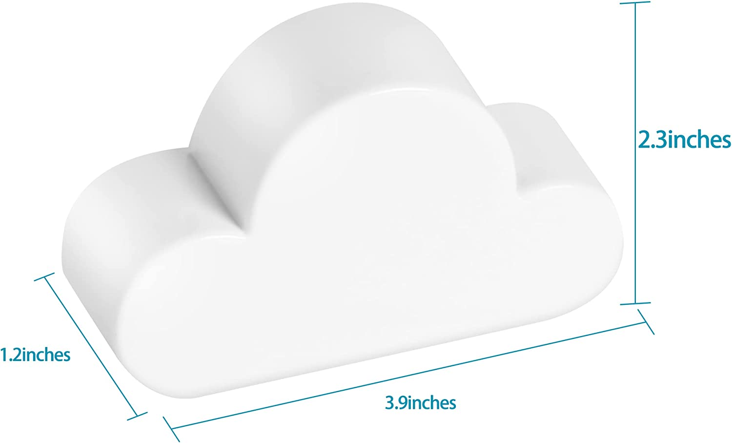 (2pack) Cloud Magnetic Key Holder, Wall Strong Magnetic Force Can Hang Multiple Keys