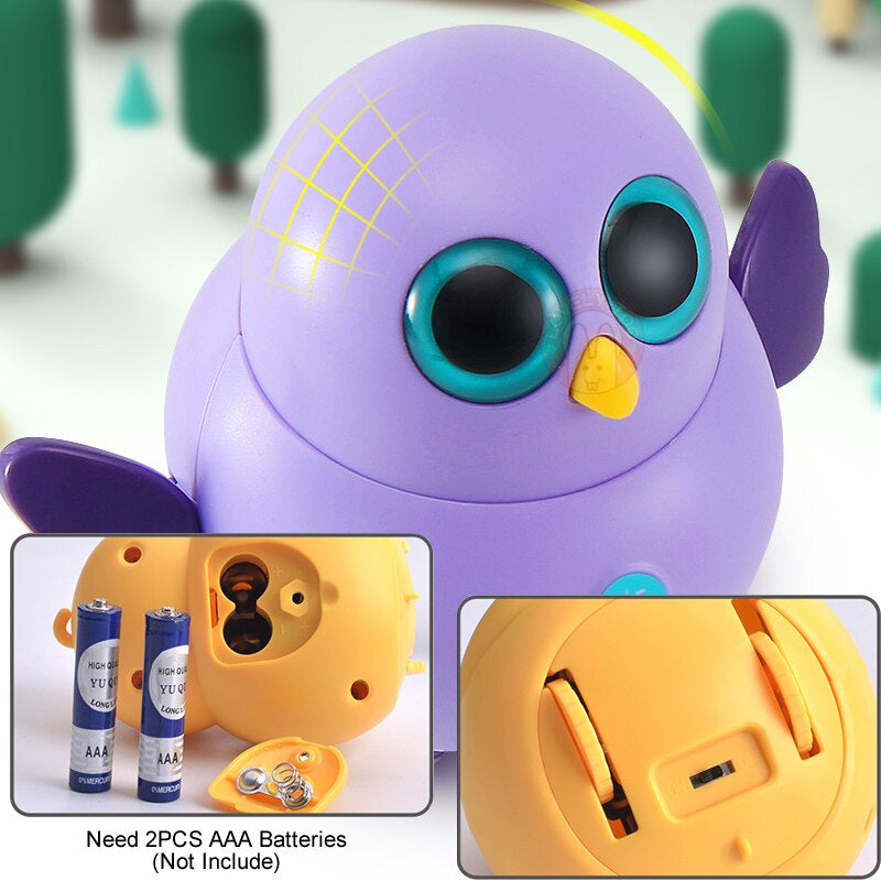 Animaux électroniques magnétiques oscillants mignons marchant des jouets de poulet pour les enfants 