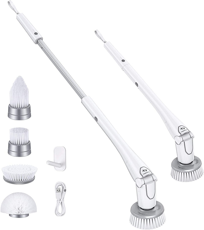 Nettoyeur rotatif électrique, brosse de nettoyage avec brosse rotative sans fil 