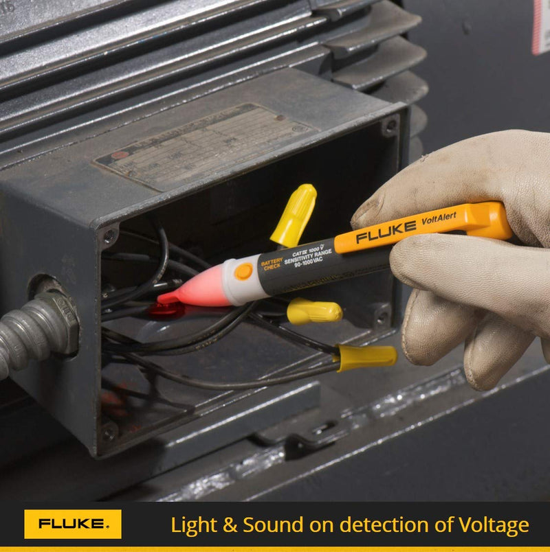 Berührungsloser Stromdetektor-Teststift, Doppelknopf-LED-Licht, Wechselstrom-Spannungstester, Volt-Alarm, ohne Batterie 