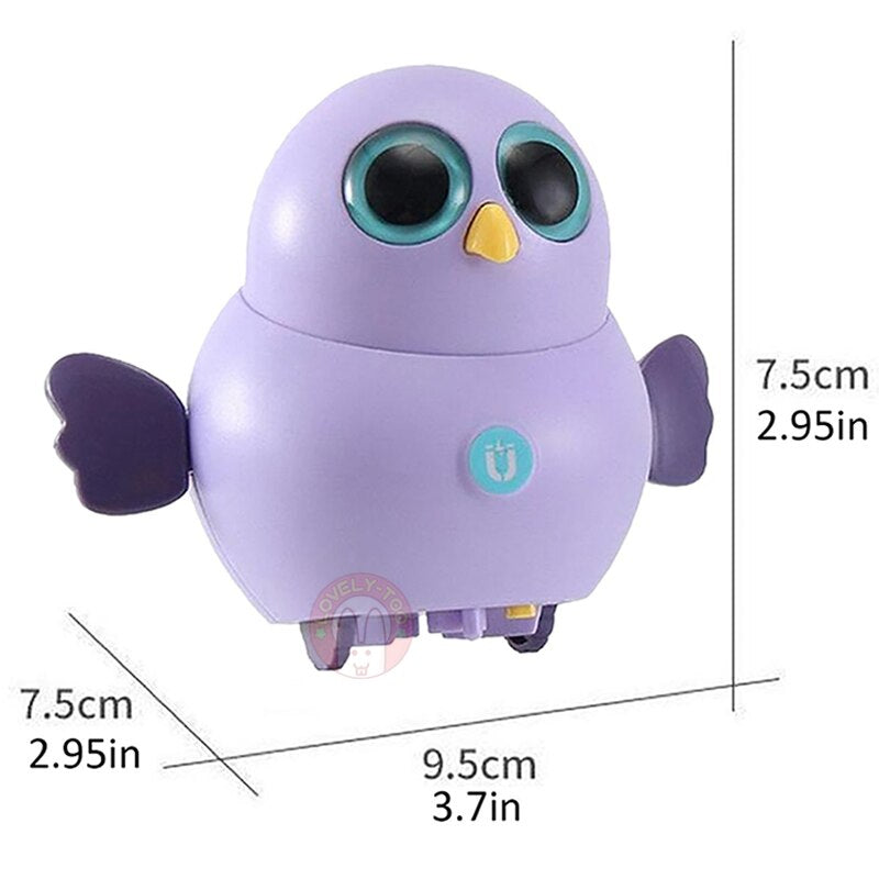Animaux électroniques magnétiques oscillants mignons marchant des jouets de poulet pour les enfants 