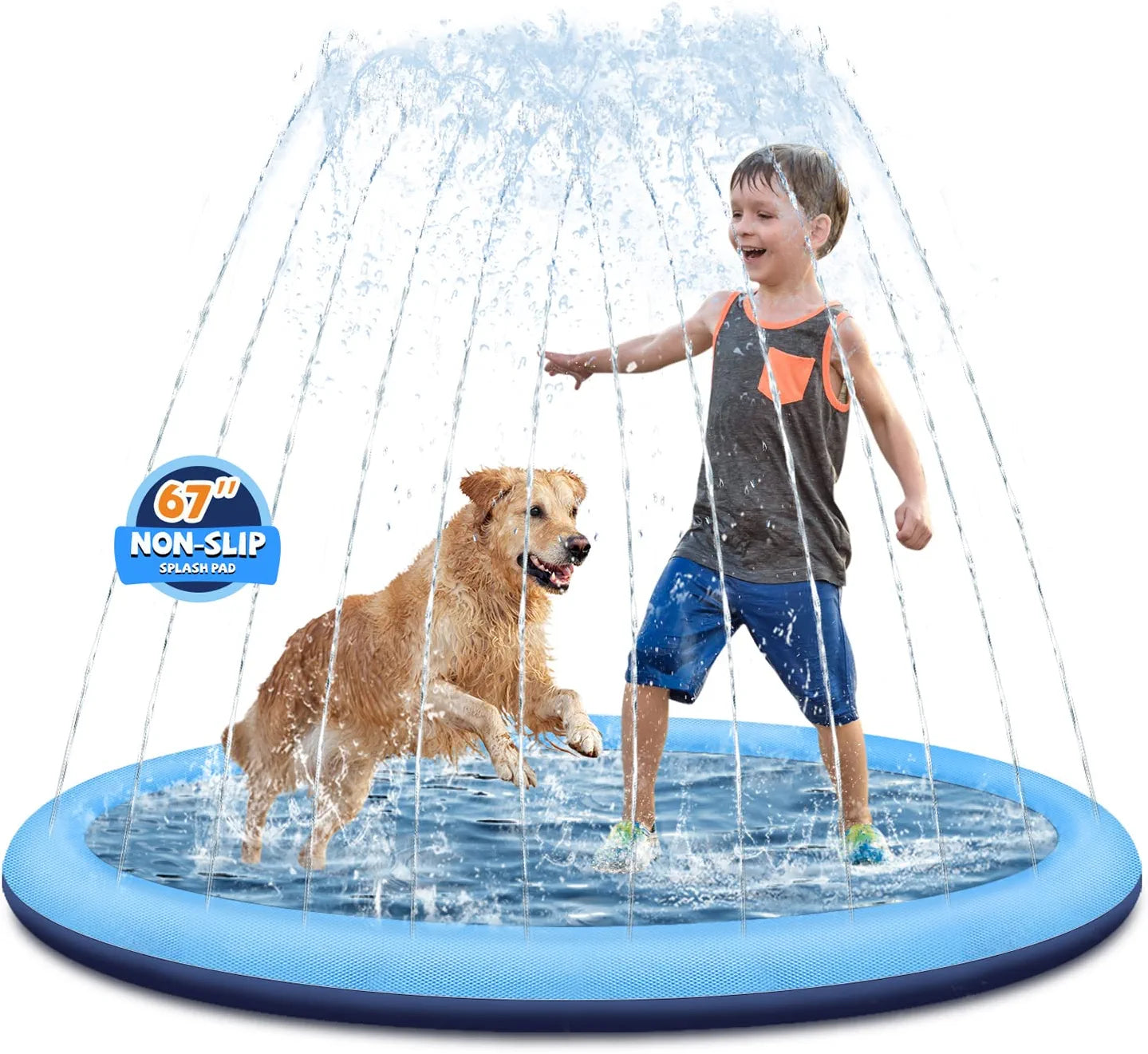 Sprinklerpool für Hunde 