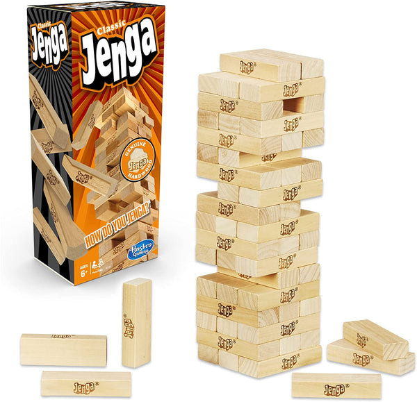 Outdoor Indoor Rasenspiele Holz Domino Stapeln Party Spielzeug Holzbausteine ​​Klassische Spiele Tumbling Tower Balance Blöcke