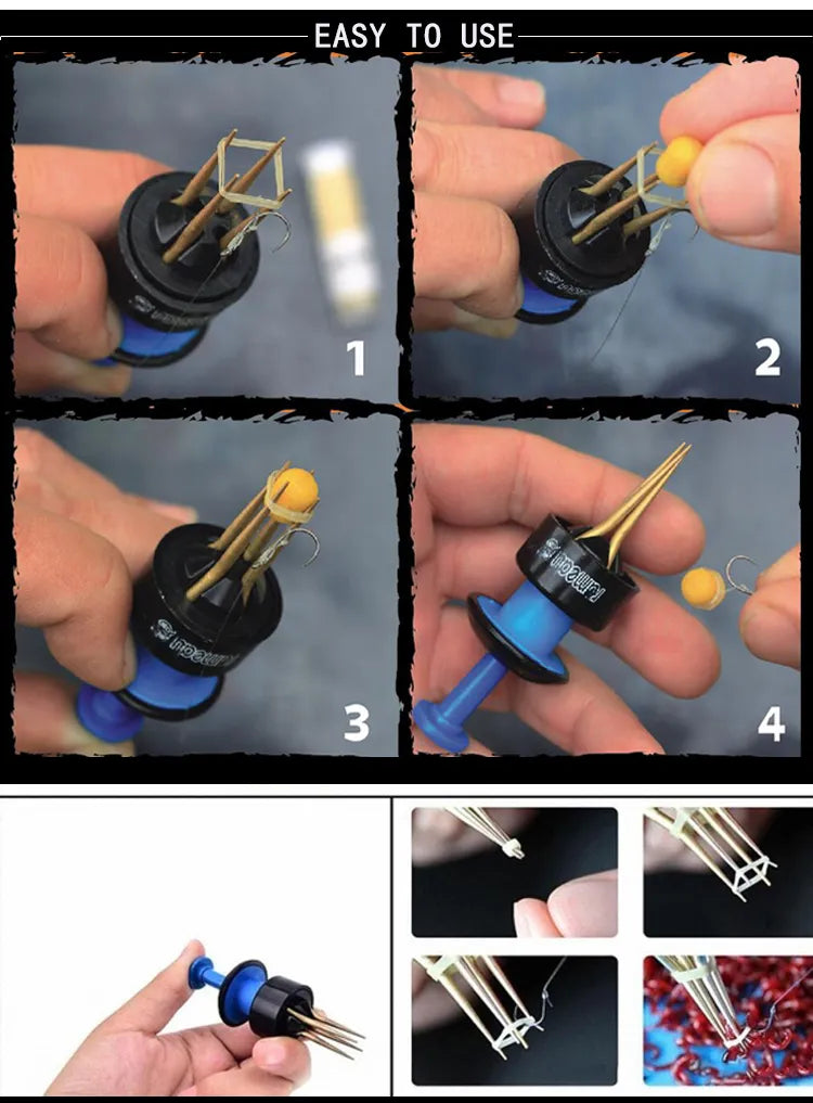 Selco wholesale new stock plastic pellet bander blue bait bander durable rapid bander