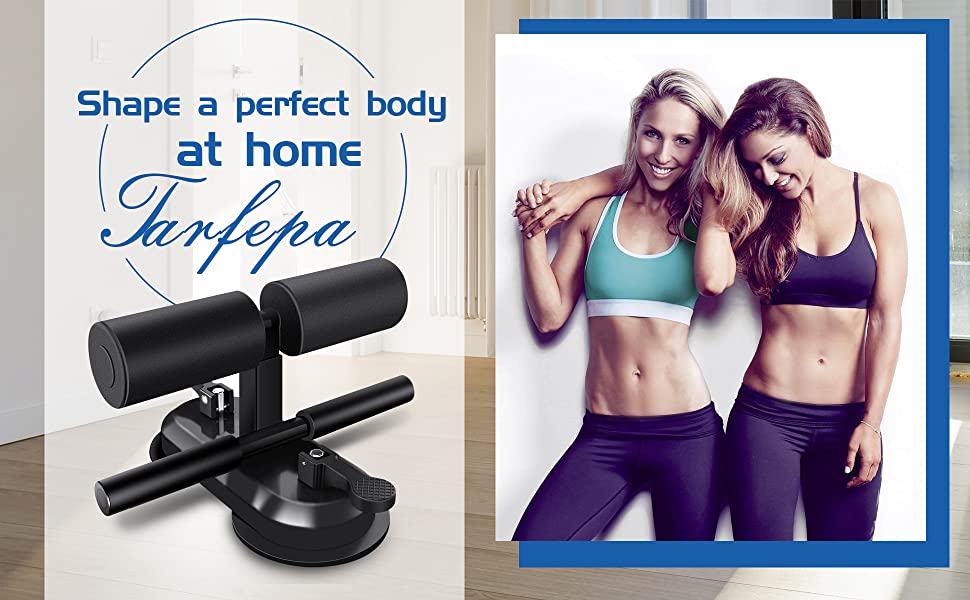 Adjustable Portable Sit-Up Bar, Leg Bracket With Vacuum Suction Base For Abs Fitness Training