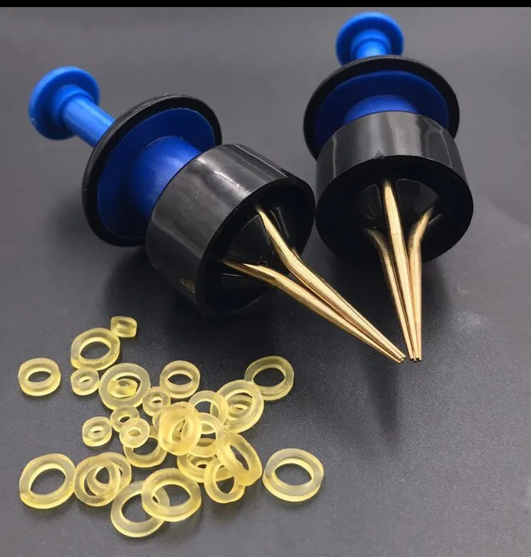 Selco wholesale new stock plastic pellet bander blue bait bander durable rapid bander