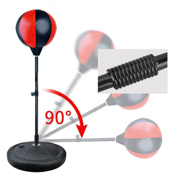 Üben von Boxen Presse Reaktion Heavy Ball Boxing Punch Stand, 70-105Cm hohe Einstellung
