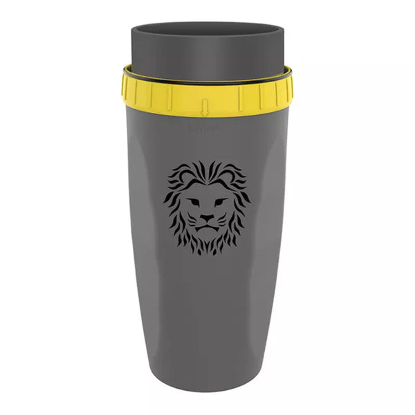Twizz Reisebecher mit Strohhalm, einzigartiges Twist-Design, auslaufsicher, Drehverschluss mit Silikonmembran