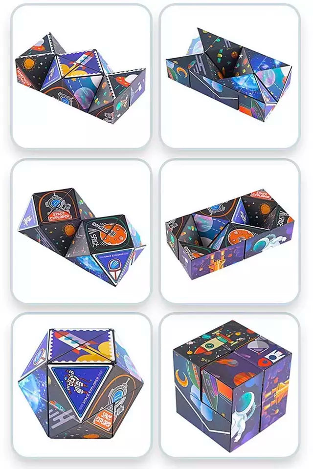 Rubik Magic 3D for Children & Adult, Decompression Toy Puzzle, Relieve Stress Tool