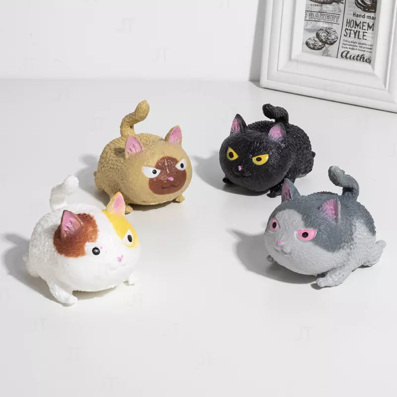 Tierform-Quetschspielzeug für Katzen und Hunde, Dekompressionsspielzeug, Zappelspielzeug 
