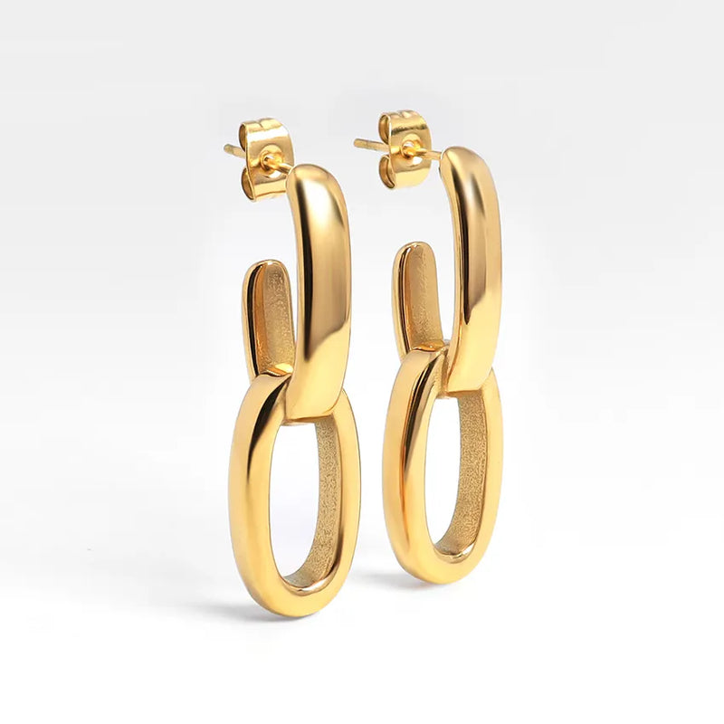 SM Luxury Link Hoops