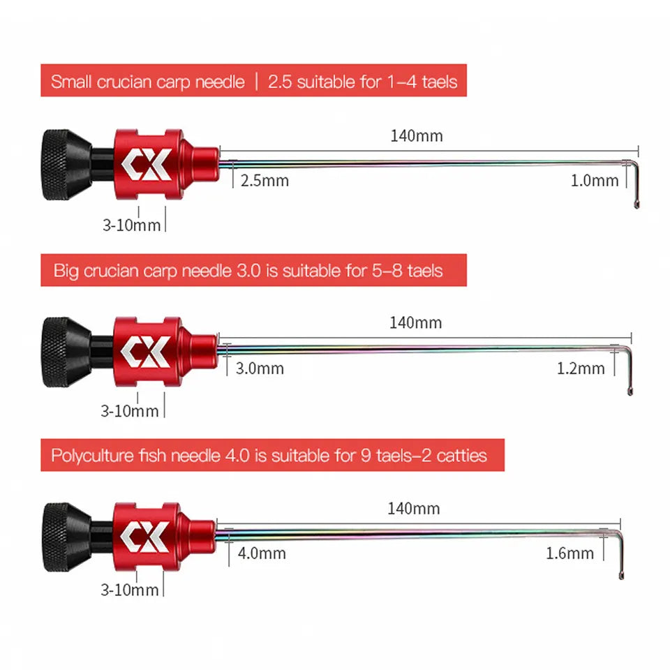 Fishing Hook Remover Titanium Alloy Hook Detacher Removal Block Needle Super hard Single Needle Fishing Decoupling Device