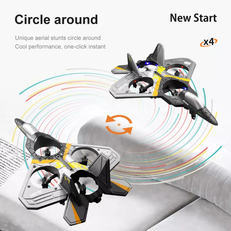 V17 RC Remote Control Airplane 2.4G, Drone Glider, Fighter Plane Glider
