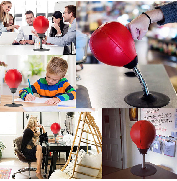 Hochwertige Tischtennis-Boxsäcke, Ball Speed ​​PU-Boxsäcke zum Stressabbau, Fitnesssport