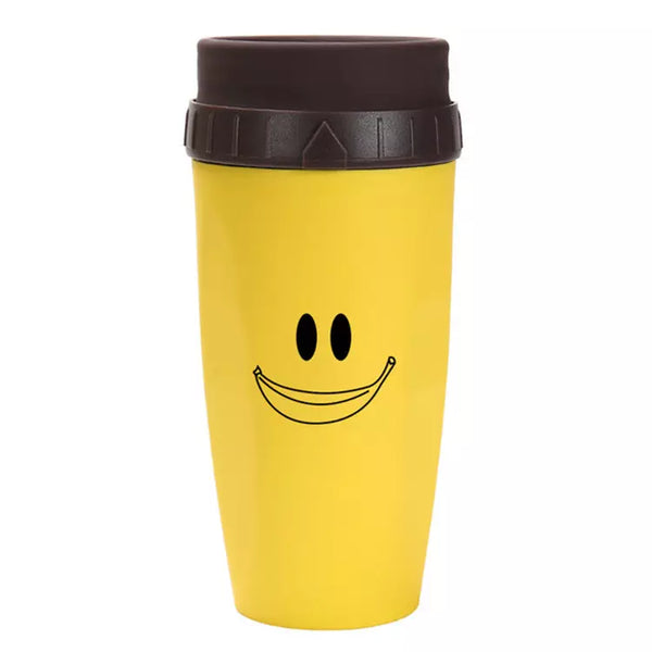 Twizz Reisebecher mit Strohhalm, einzigartiges Twist-Design, auslaufsicher, Drehverschluss mit Silikonmembran