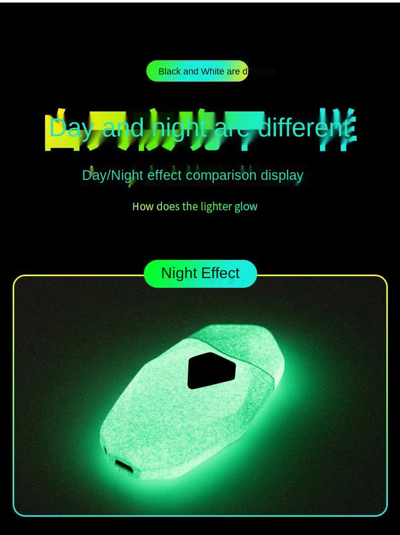 USB Rechargeable Noctilucent Sensitive Electronic Lighters