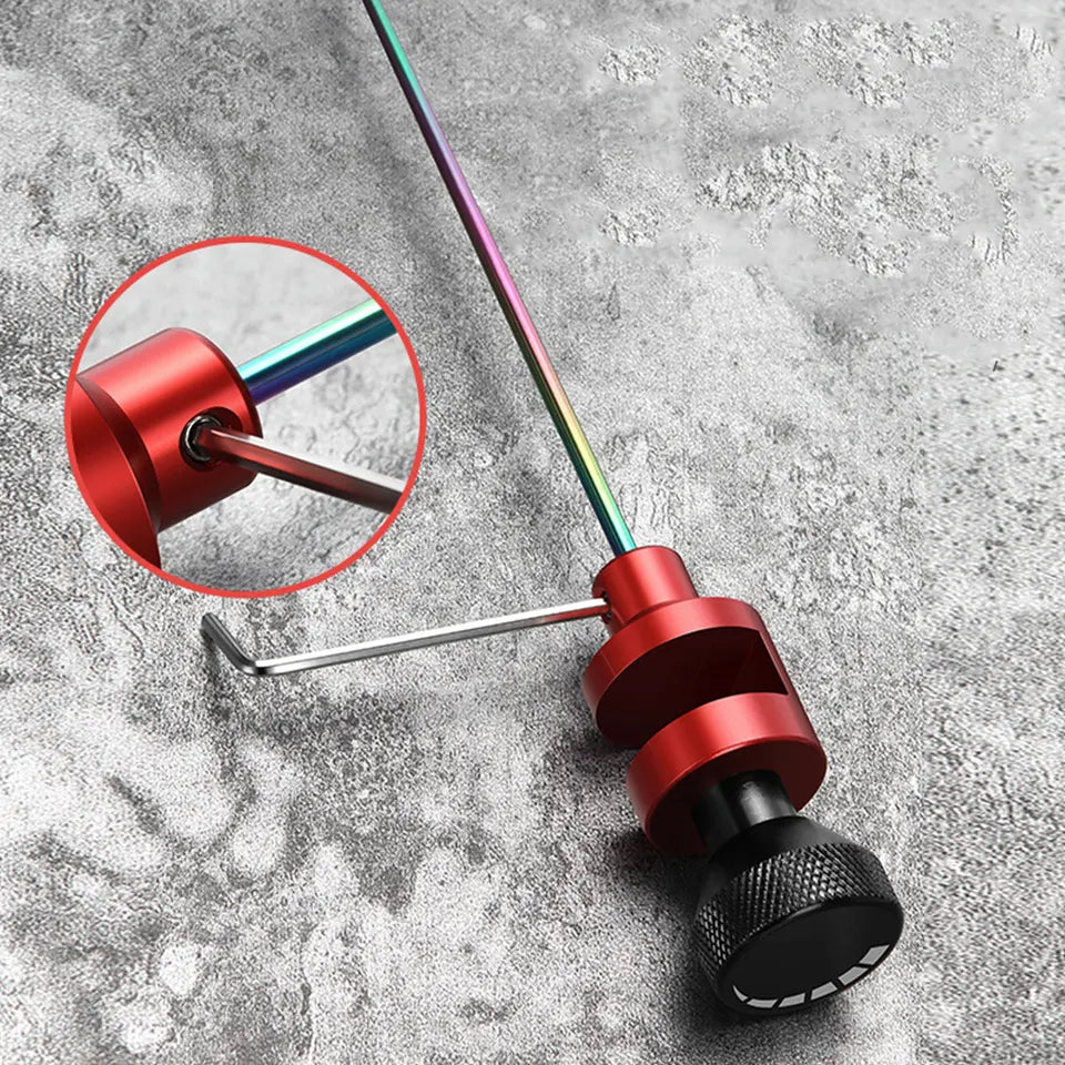 Angelhakenentferner, Hakenlöser aus Titanlegierung, Entfernungsblocknadel, superharte Einzelnadel, Entkopplungsgerät zum Angeln