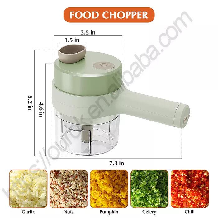 USB-Lebensmittelzerkleinerer elektrischer Knoblauch-Ingwer-Chili-Schneider Chopper Mini-Gemüseschneider