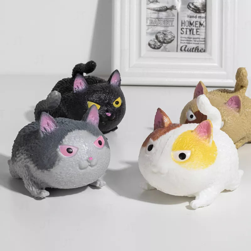 Tierform-Quetschspielzeug für Katzen und Hunde, Dekompressionsspielzeug, Zappelspielzeug 