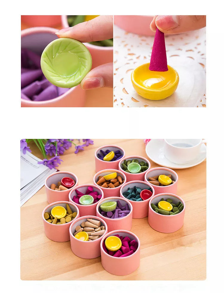 Rückfluss-Räucherkegel