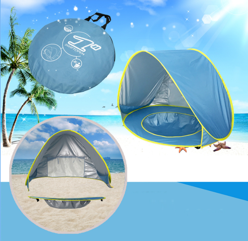  Lightweight and Compact Baby Beach Tent with Pool and UV Protection