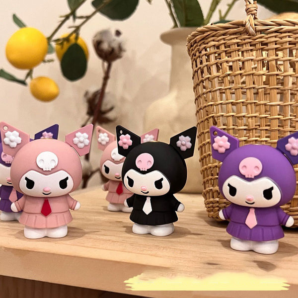 Feuerzeug Kuromi kreatives Sanrio-Modell süßes weiches süßes hochwertiges Geschenk für den Freund