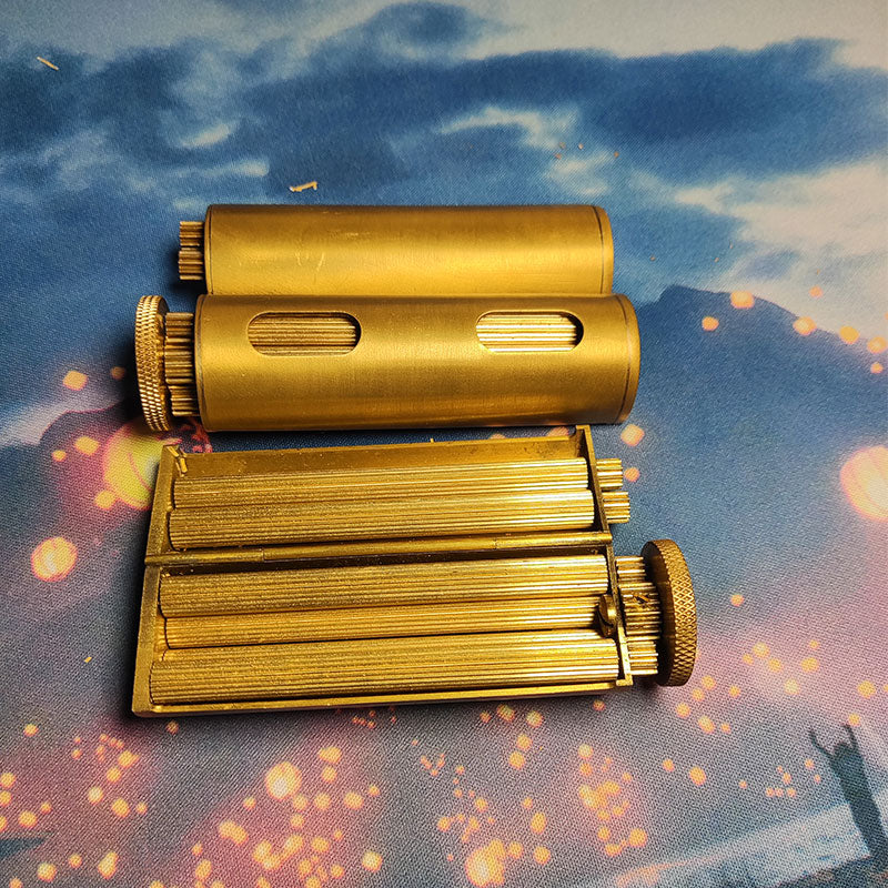 Classic Roller: Vintage Metal Paper Rolling Tool
