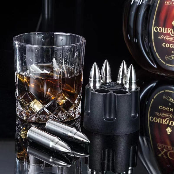 Kugelförmiger Eiswürfel, schnellgefrorener Eisweinstein, Whisky, Eisstein, gefrierende Eispellets, Edelstahl 304 