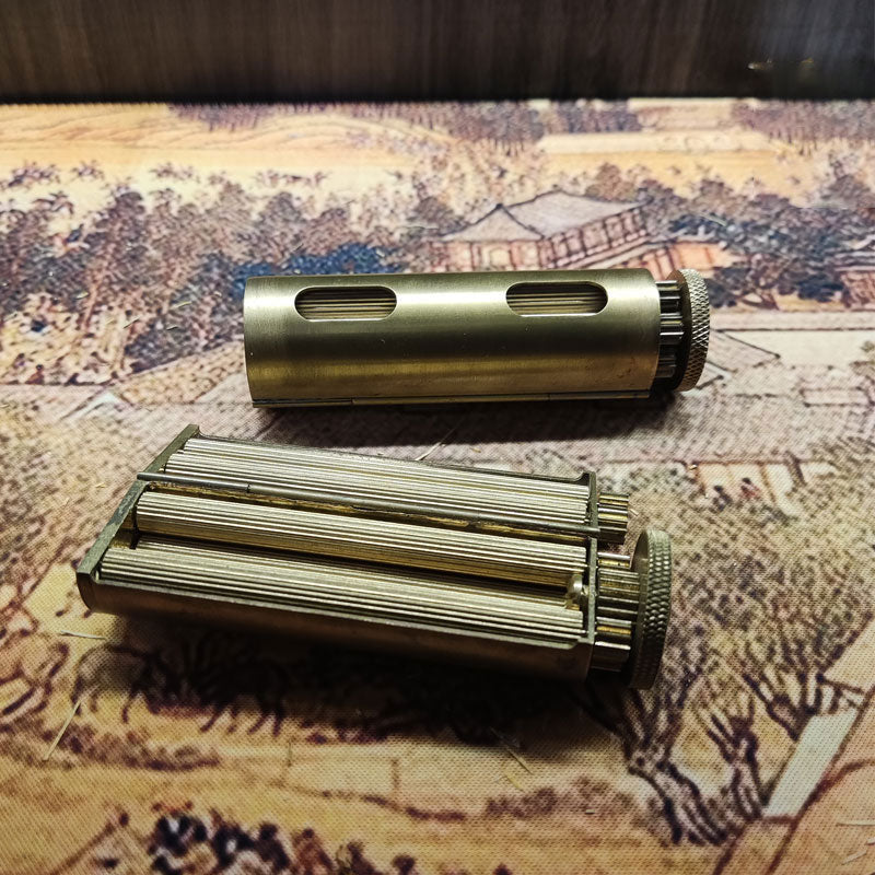 Classic Roller: Vintage Metal Paper Rolling Tool