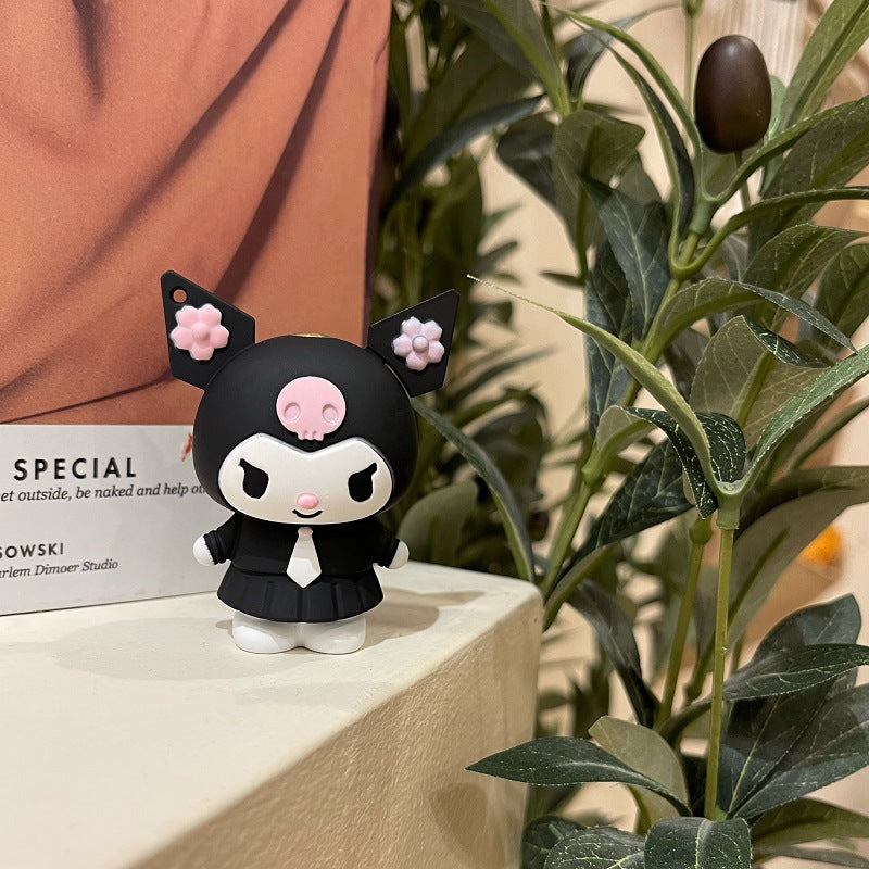 Feuerzeug Kuromi kreatives Sanrio-Modell süßes weiches süßes hochwertiges Geschenk für den Freund
