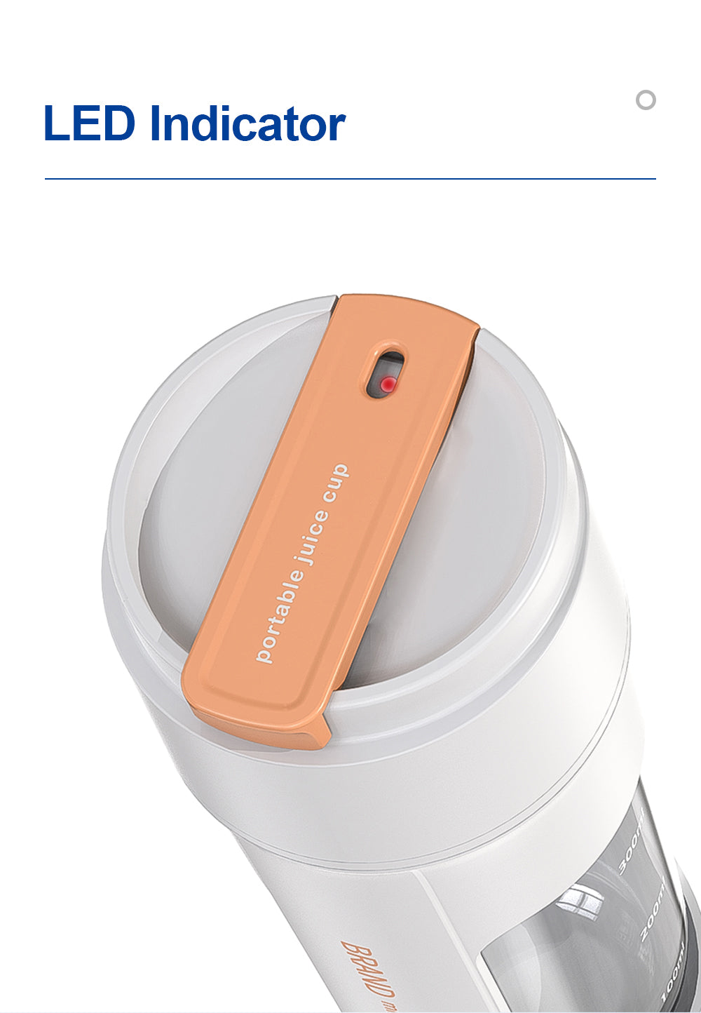 Tragbarer elektrischer Mehrzweck-Obstmixer